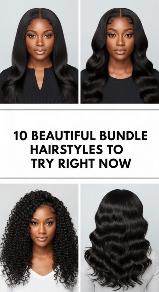 Beautiful Bundle Hairstyles to Try Right Now