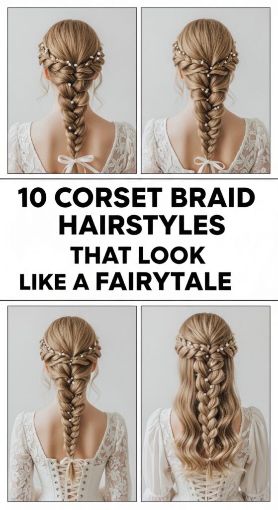 Corset Braid Hairstyles That Look Like a Fairytale
