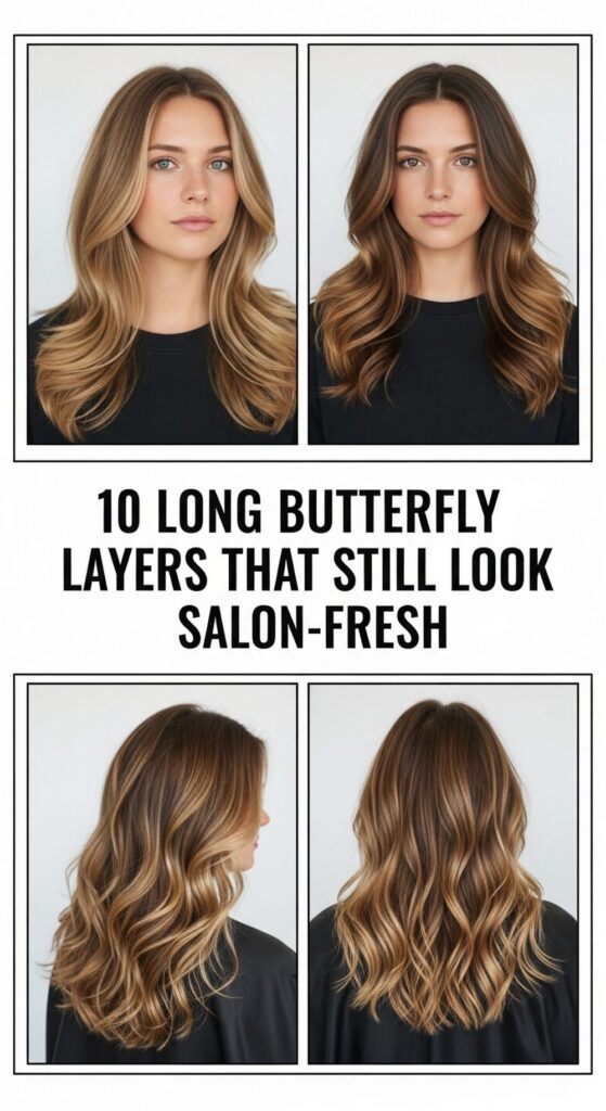 Long Butterfly Layers That Still Look Salon-Fresh