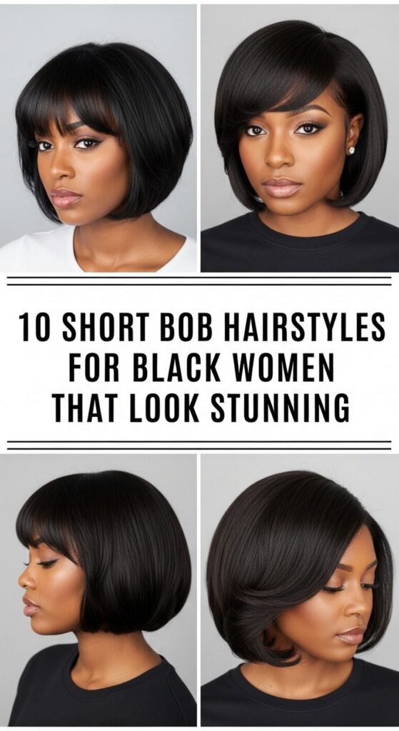 Short Bob Hairstyles for Black Women That Look Stunning