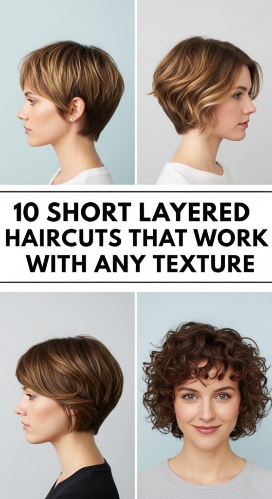 Short Layered Haircuts That Work With Any Texture