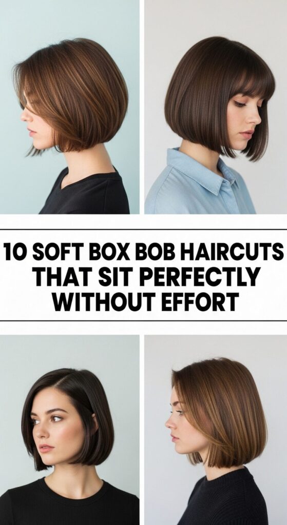 Soft Box Bob Haircuts That Sit Perfectly Without Effort