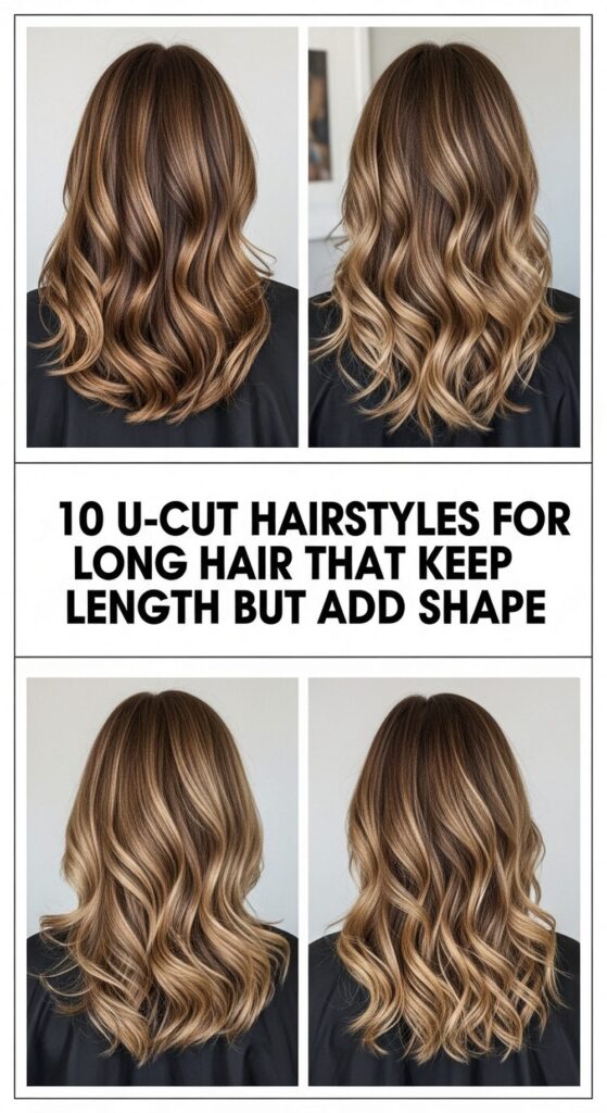 U-Cut Hairstyles for Long Hair That Keep Length But Add Shape