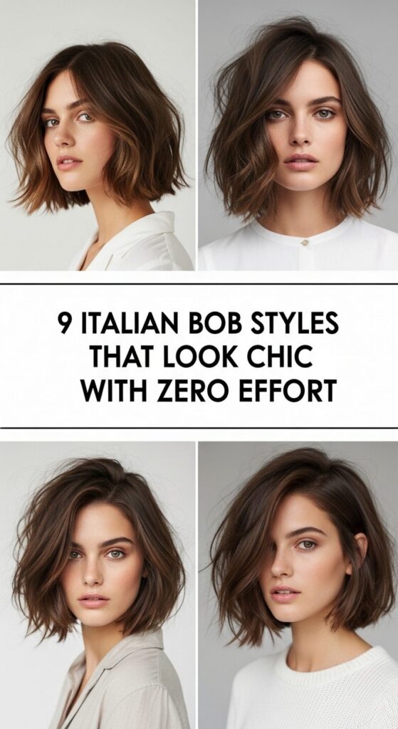 Italian Bob Styles That Look Chic with Zero Effort