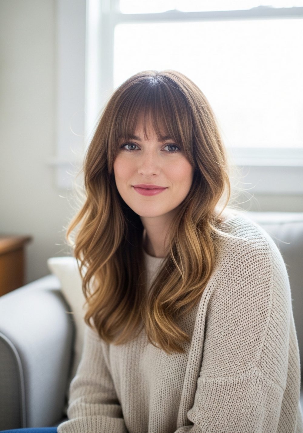 Airy Curtain Butterfly Bangs