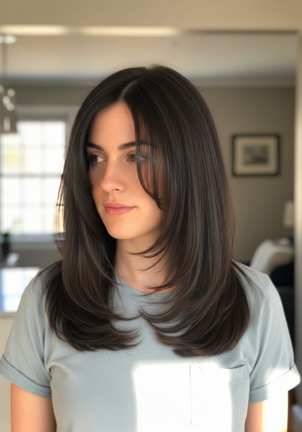 Airy Long Layers with Blunt Ends