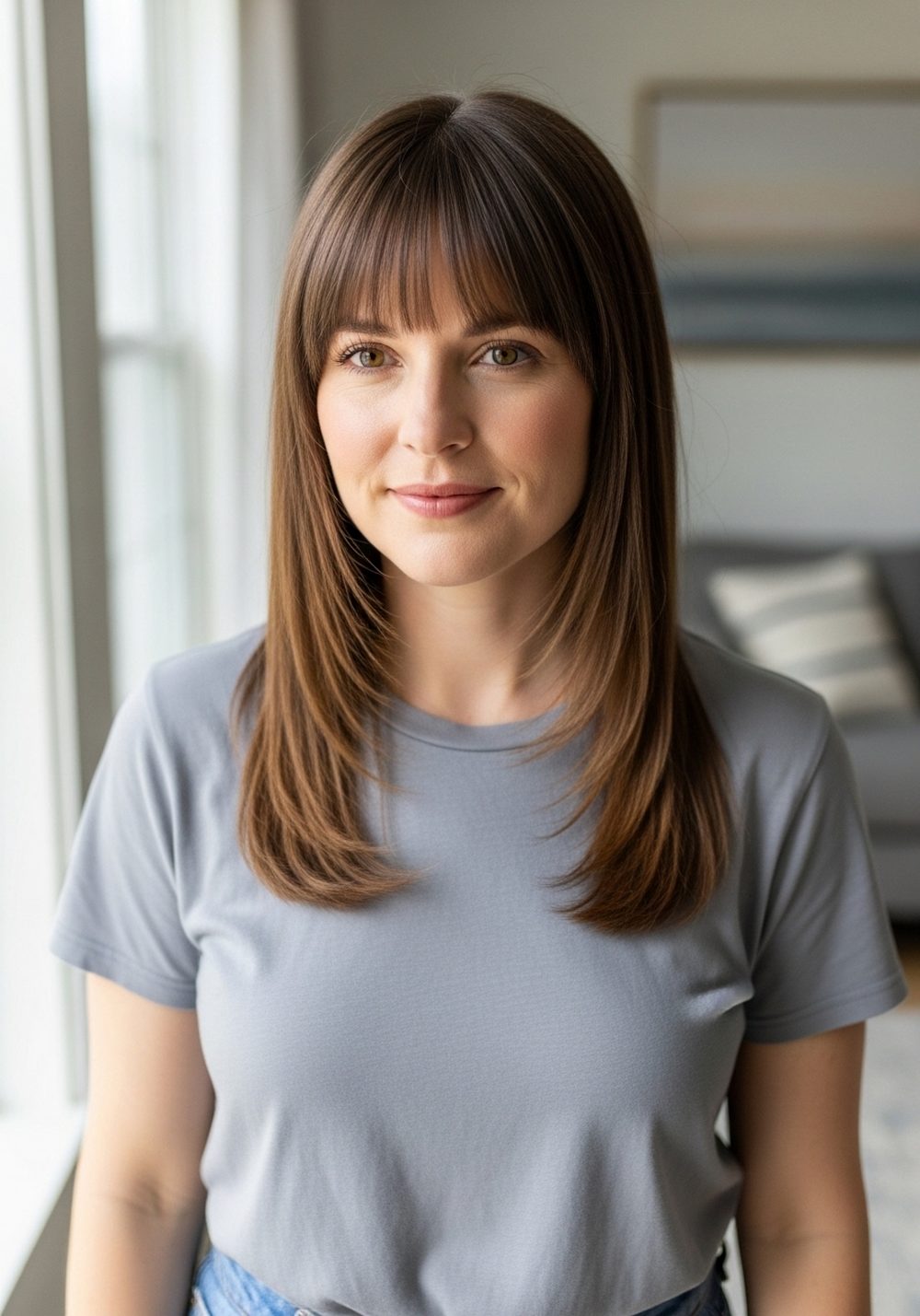 Classic Face-Lift Butterfly Bangs