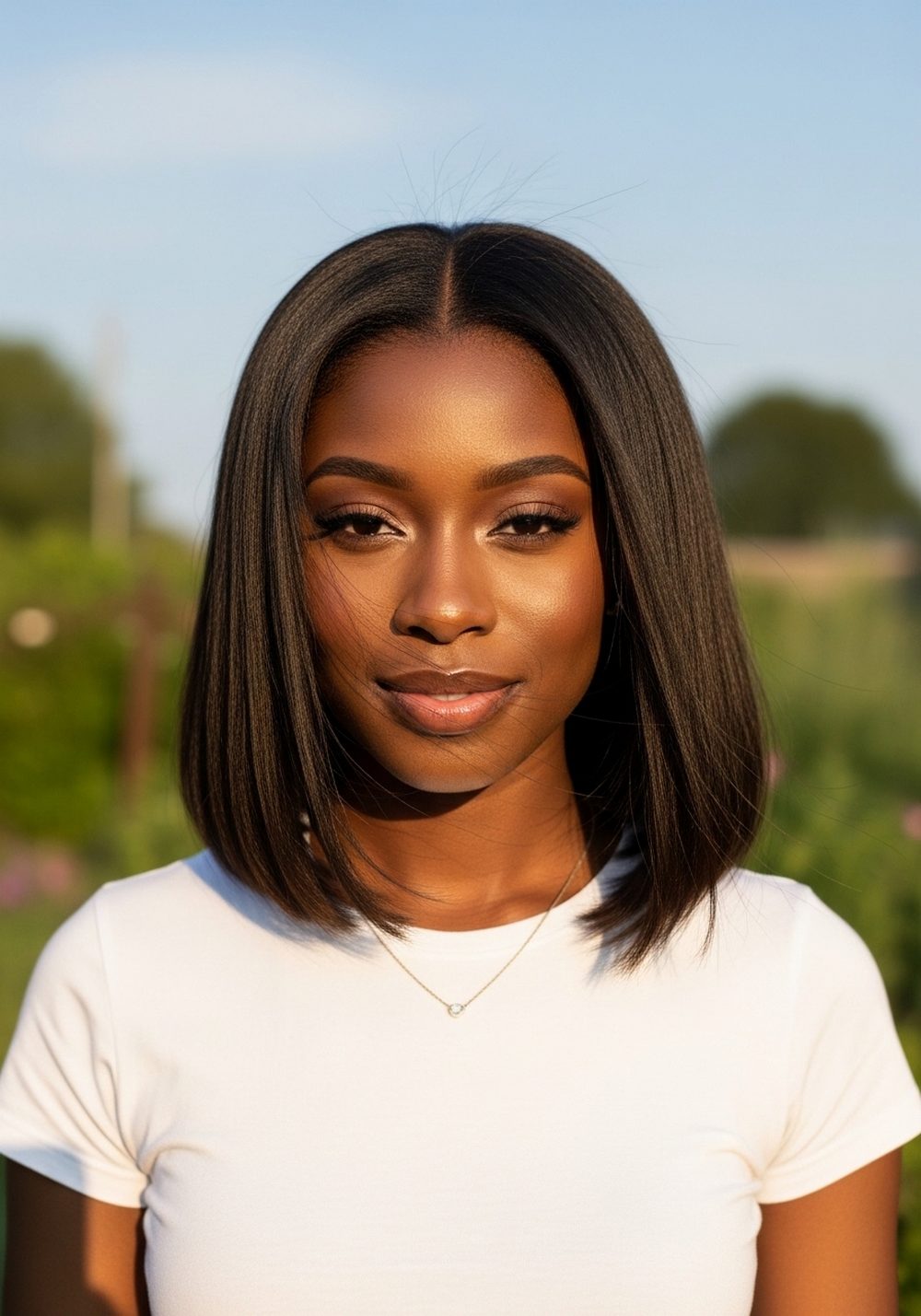 Classic Silk Press Bob Hairstyle