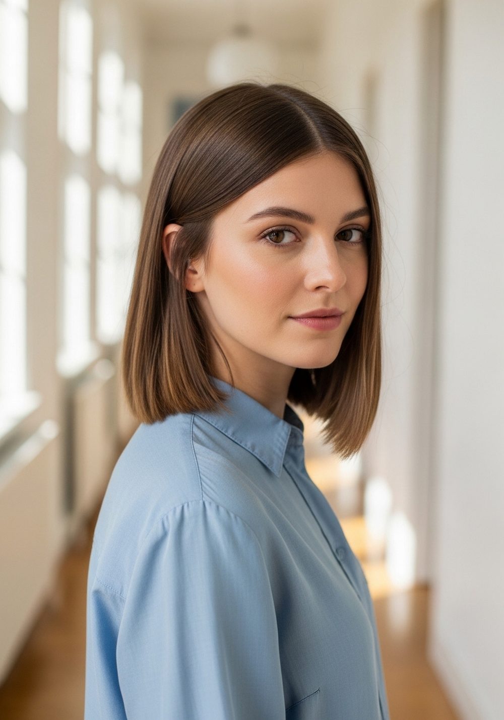 Clean Tucked-Back Sides