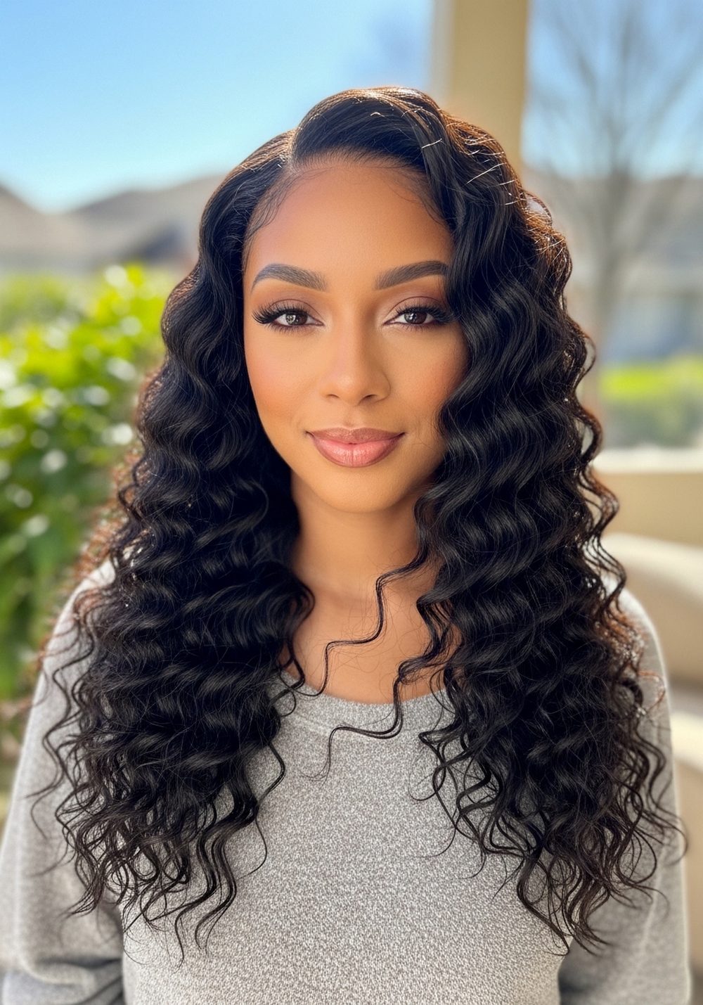 Curl-Defined Body Wave Bundle Hairstyle