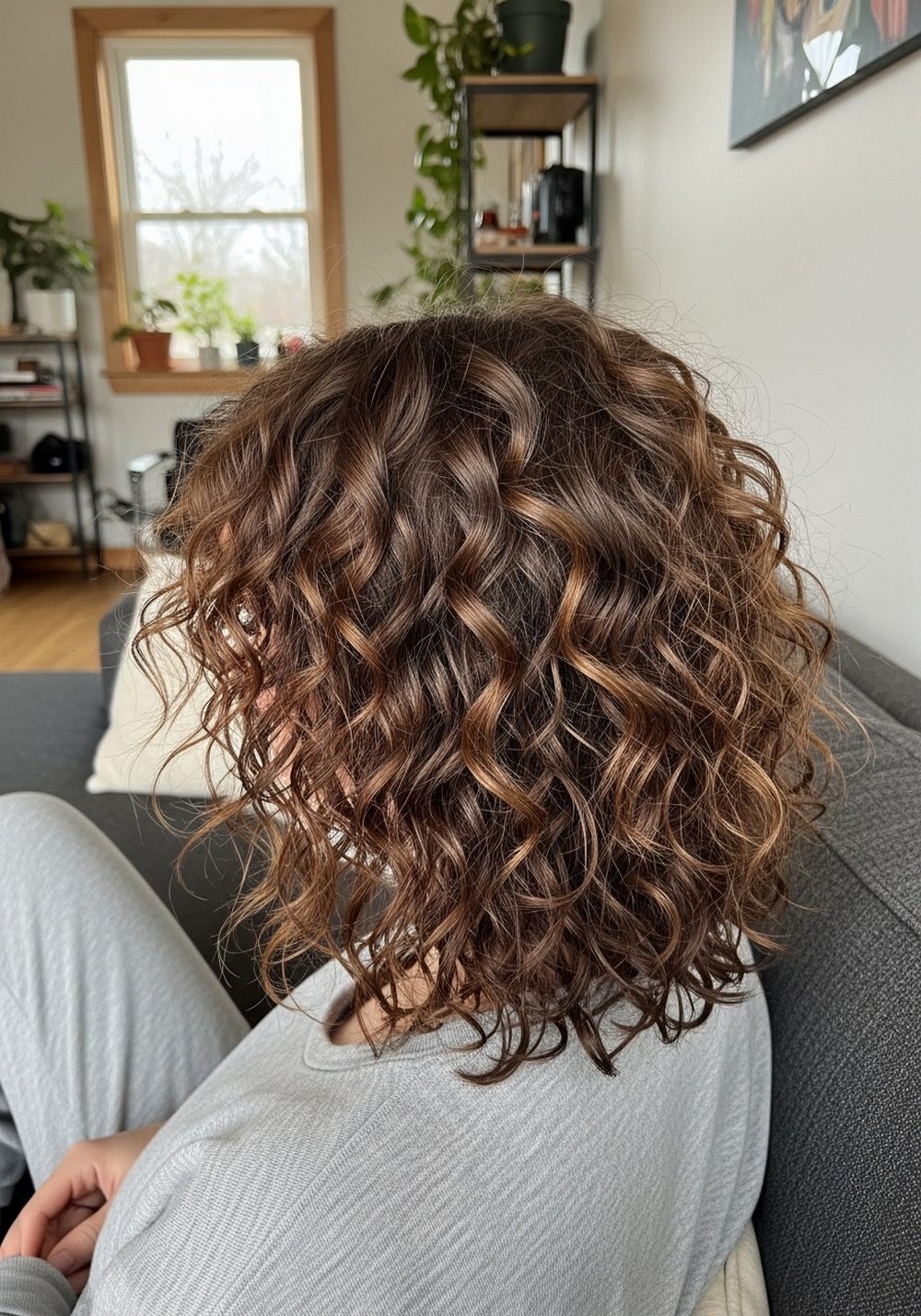 Curly Butterfly Shape for Bouncy Volume