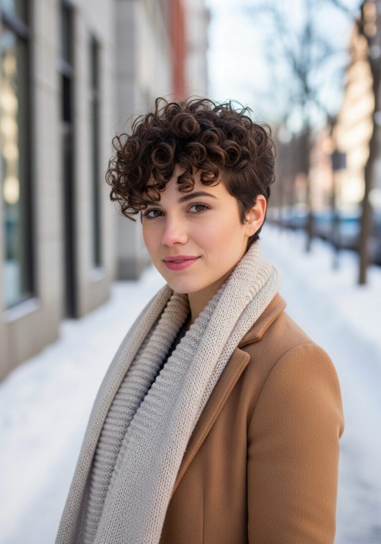Curly Halo Pixie