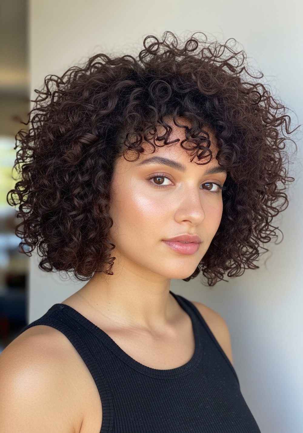 Curly Volume Italian Bob