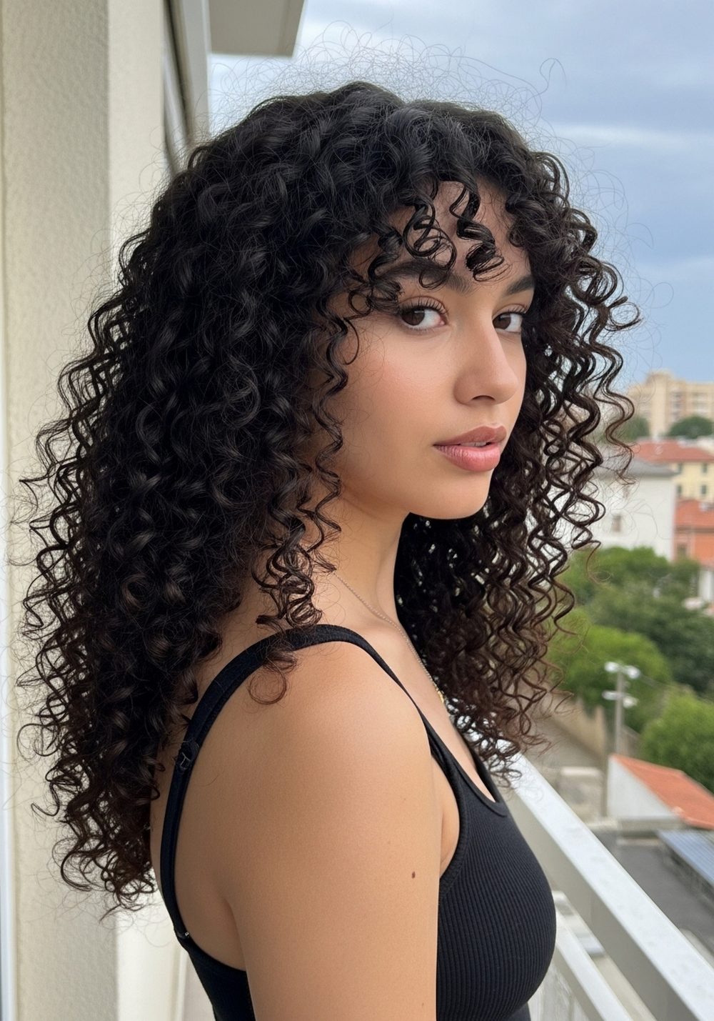 Defined Curly Butterfly Shape