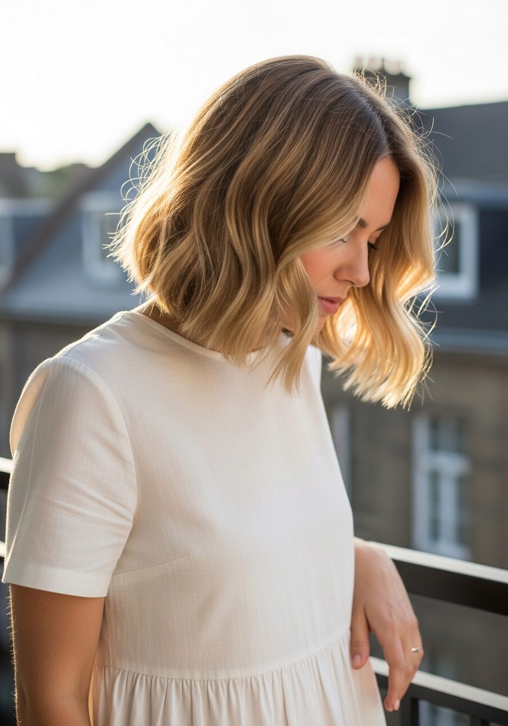 Effortless Bedhead Butter Blonde Bob