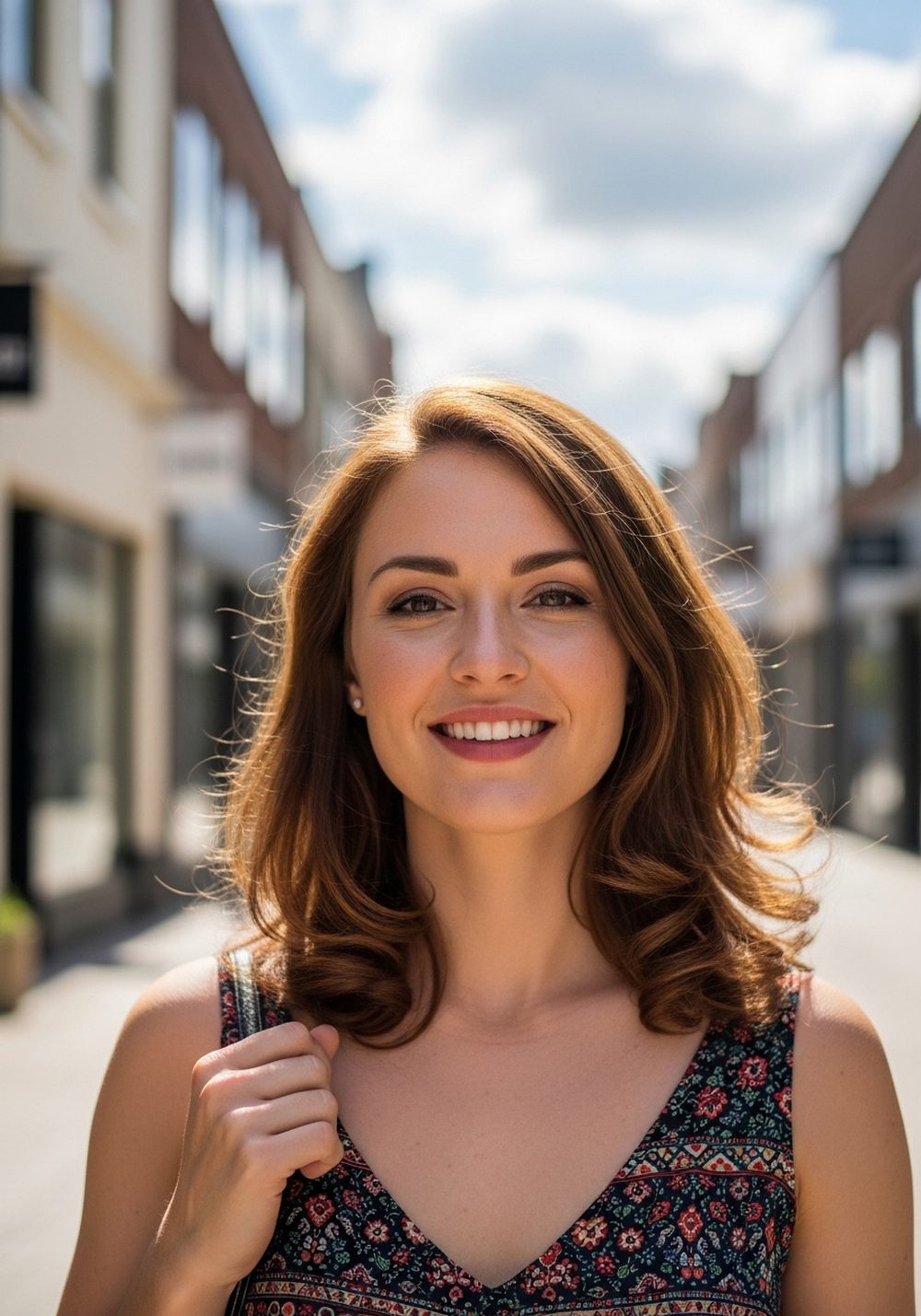 Flipped-Out Layered Ends Hairstyles