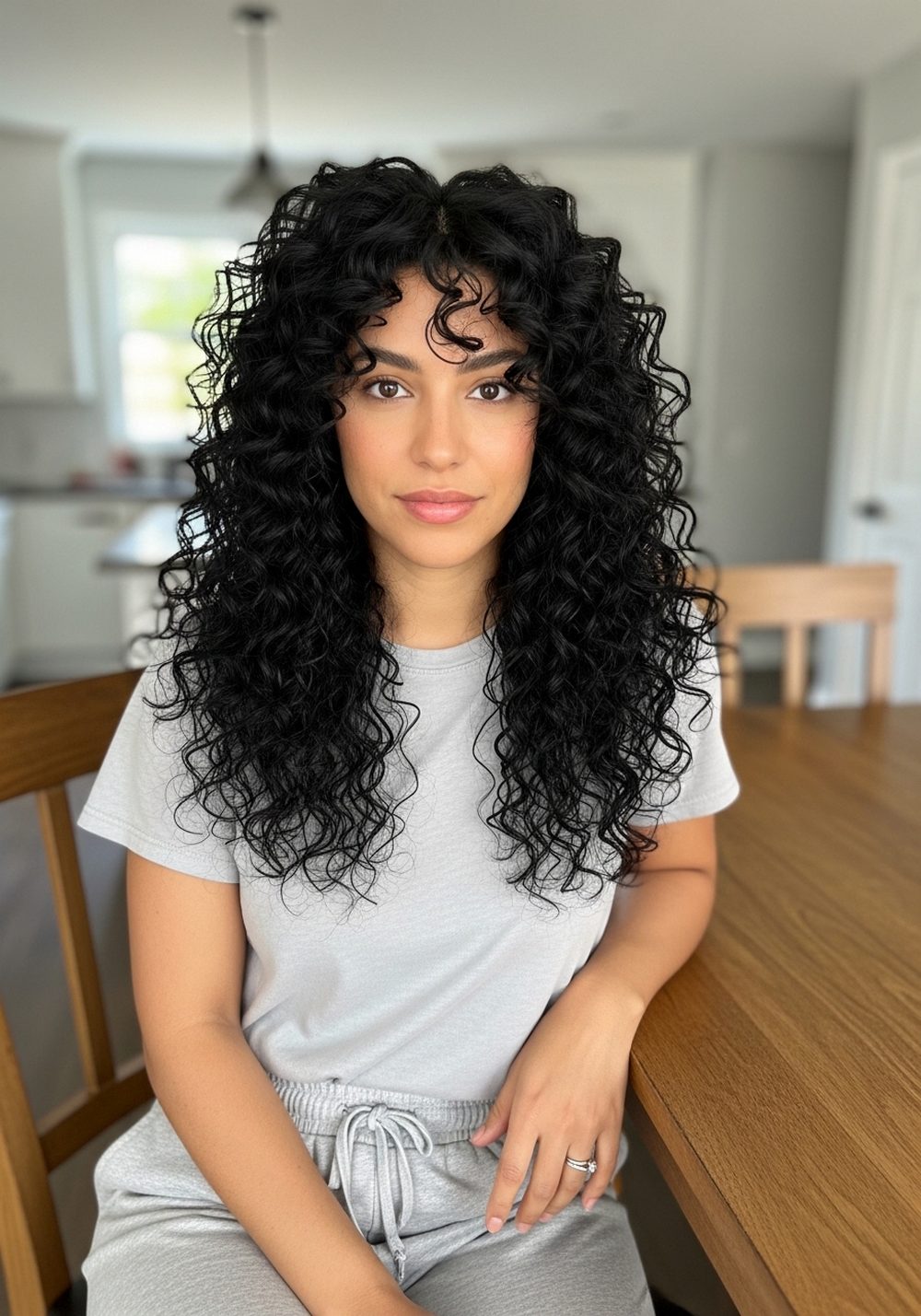 Long Layered Curly Shape-Up