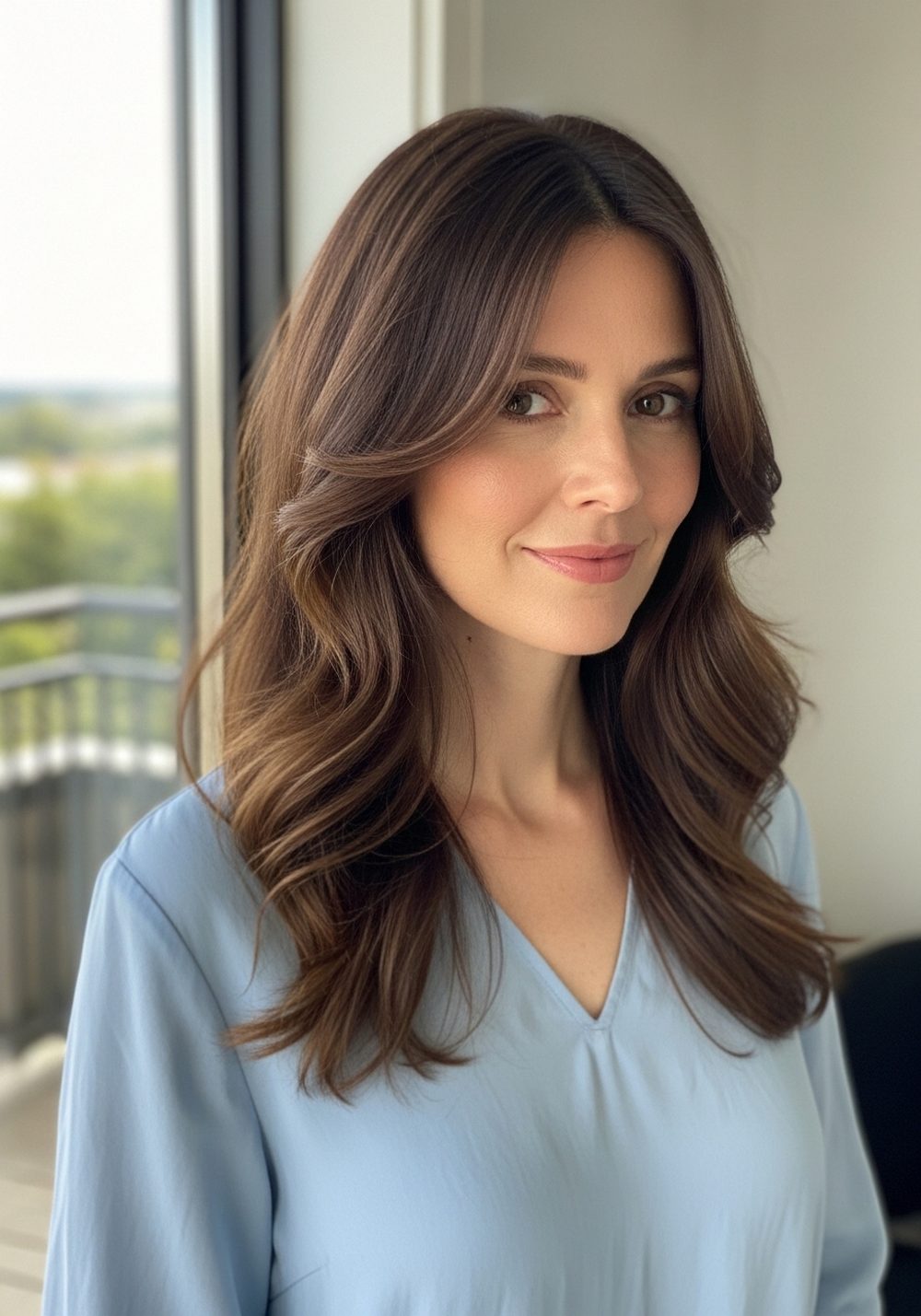 Loose Waves with Romantic Front Pieces