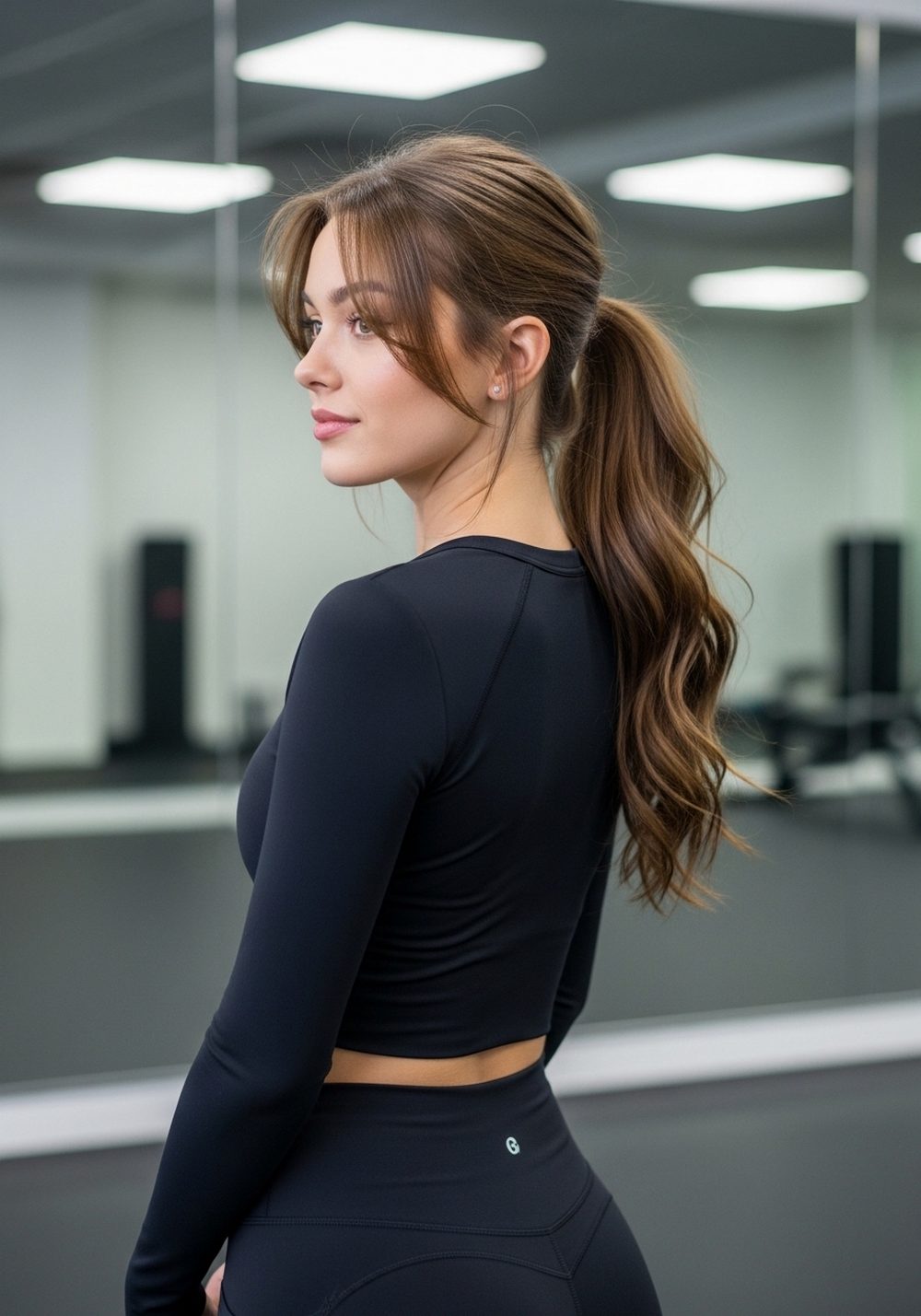 Low Pony with Butterfly Ends