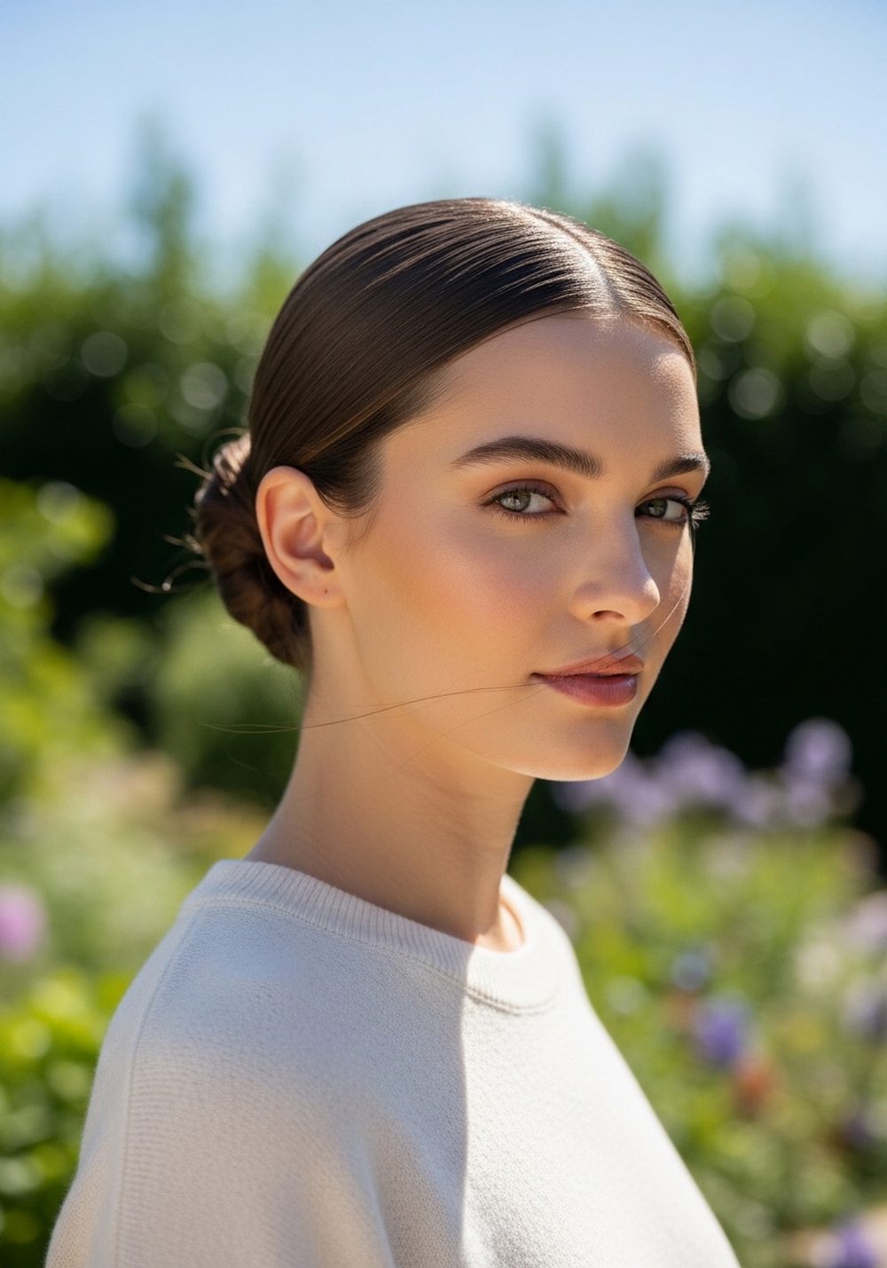 Low Tucked Everyday Bundle Hairstyle