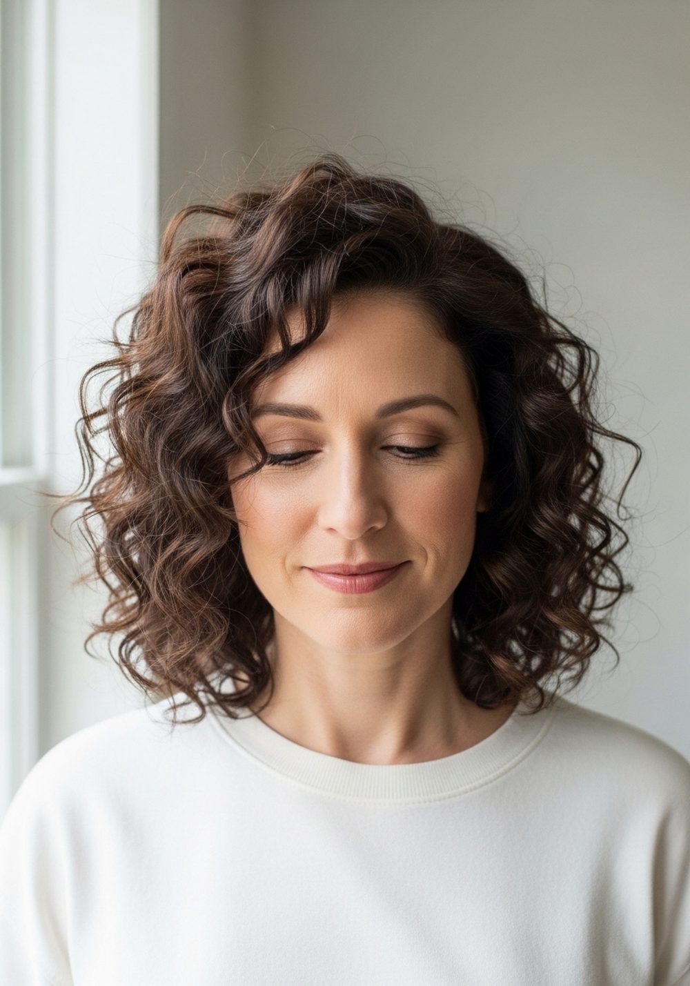 Open Curls with Soft Volume