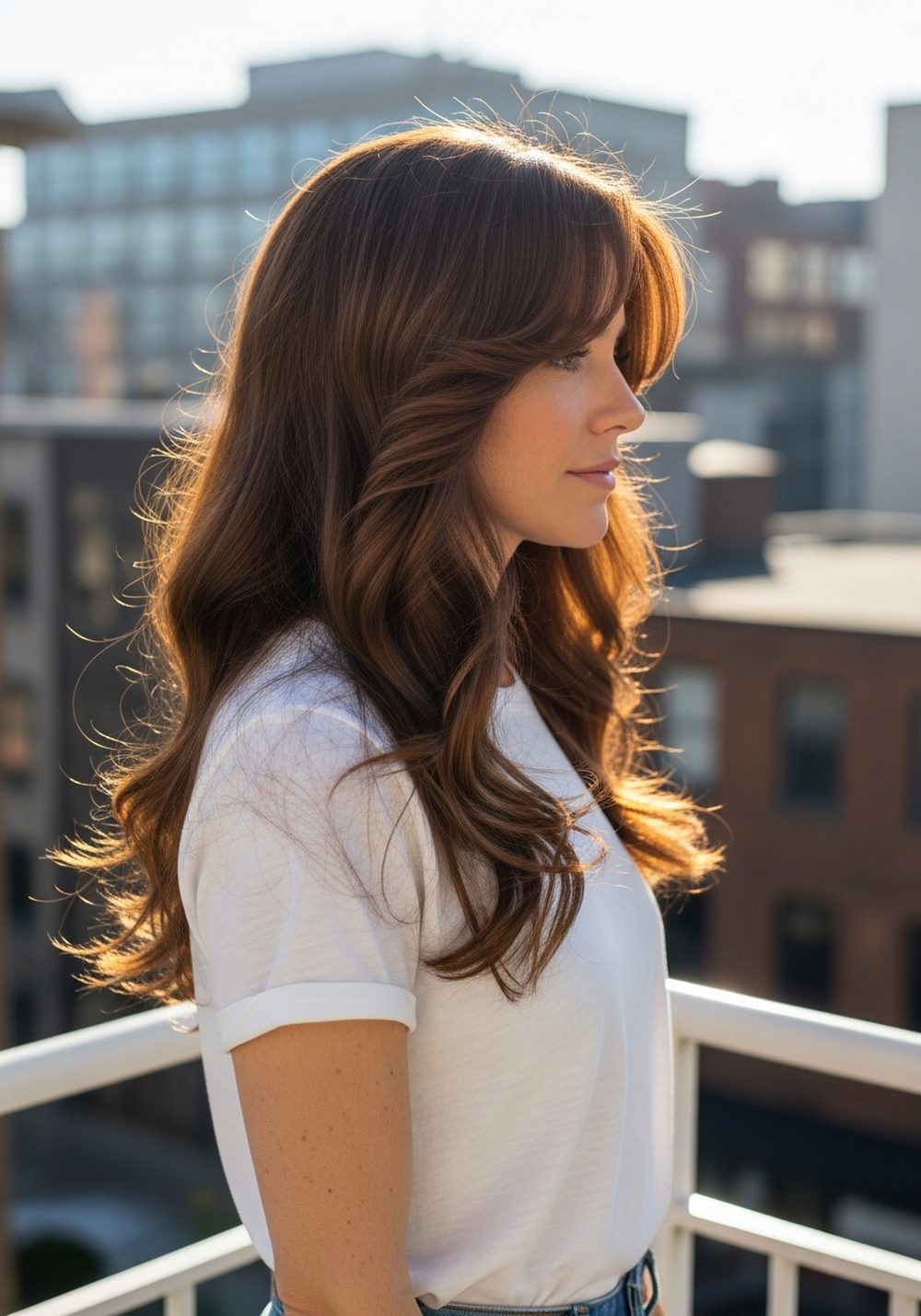 Rounded U-Cut with Swoopy Front Layers