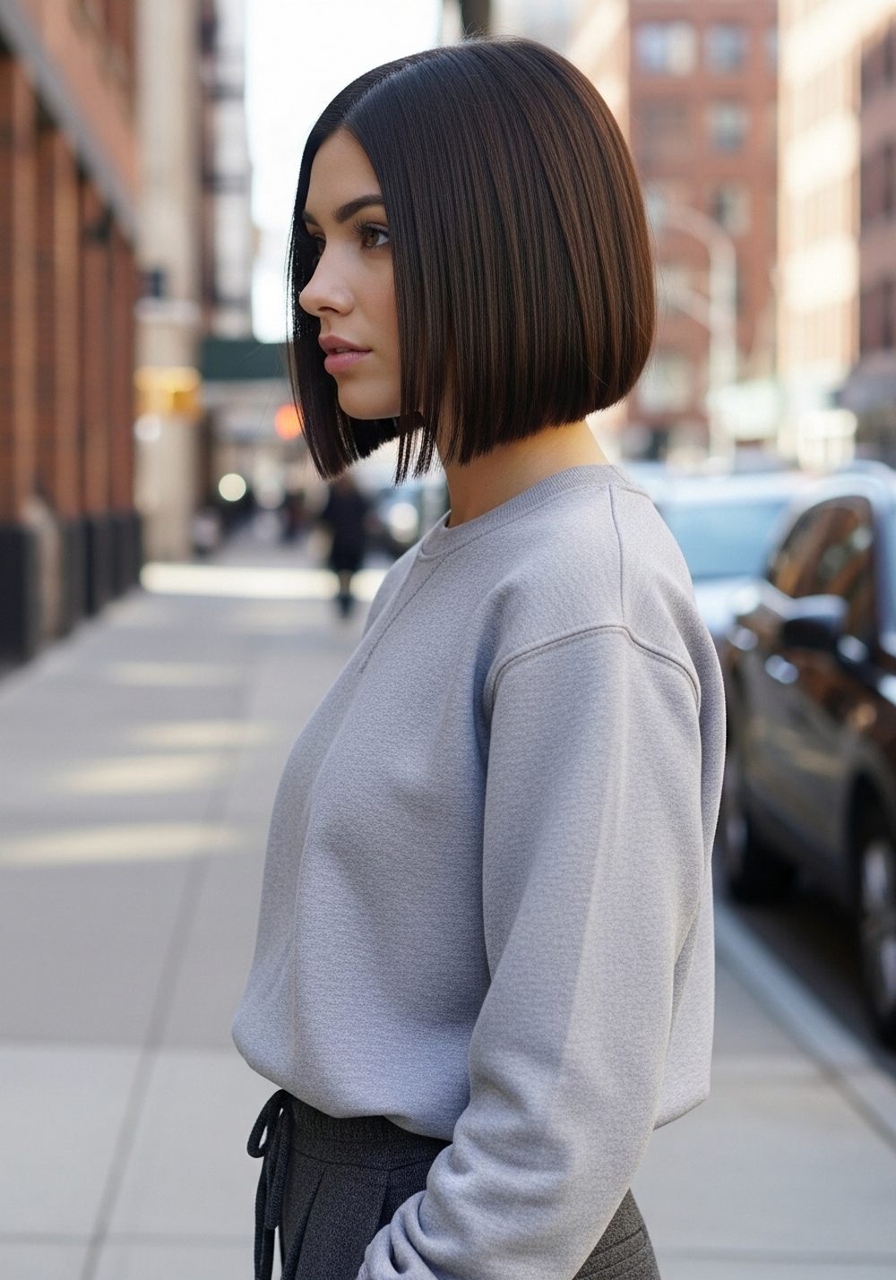 Sharp Box Bob with Tucked Sides