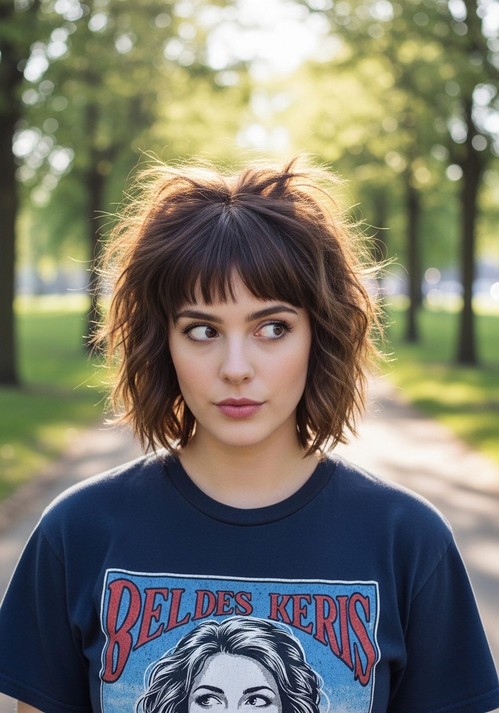 Short Layered Wolf Cut