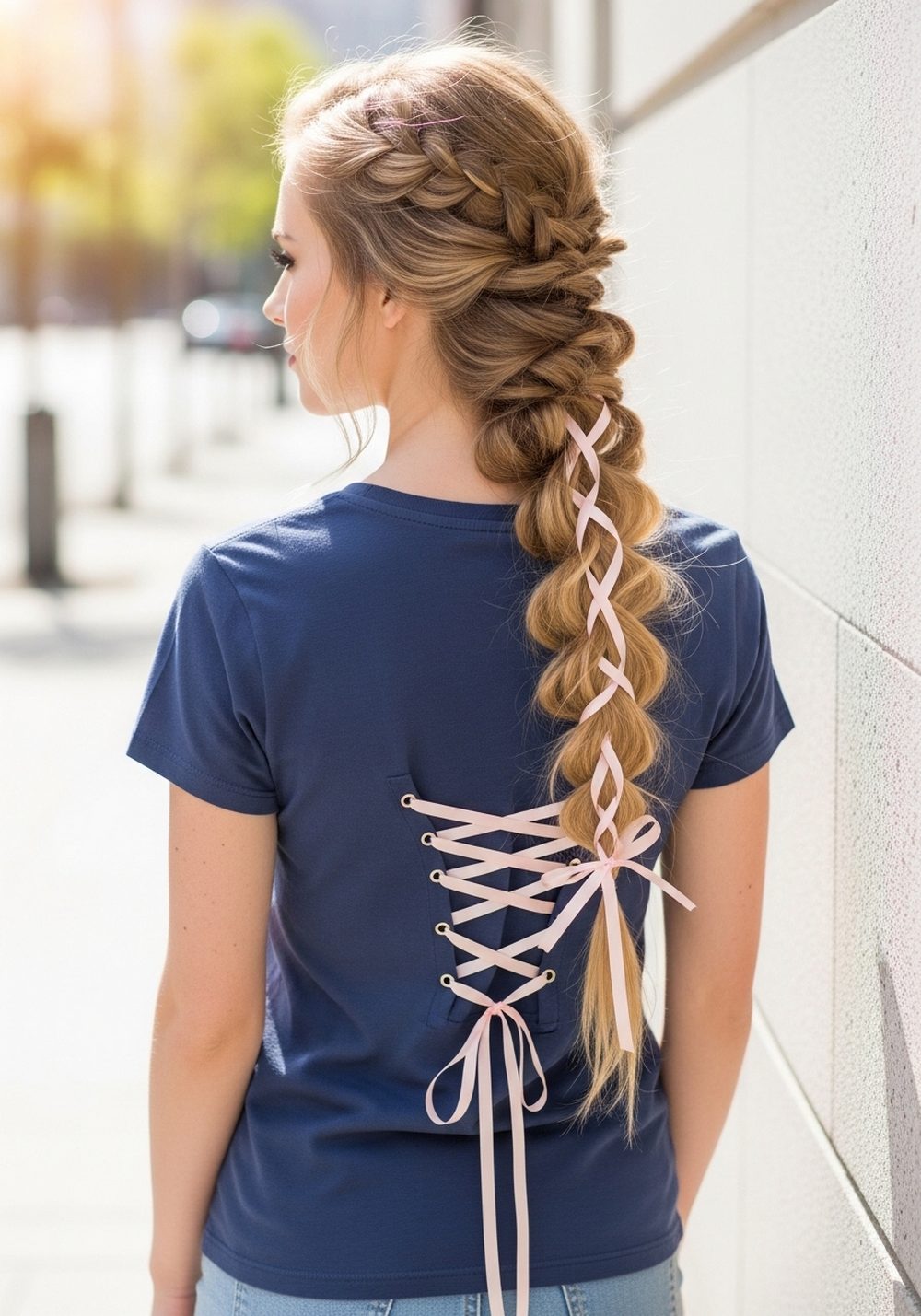 Side Cascade Corset Braid