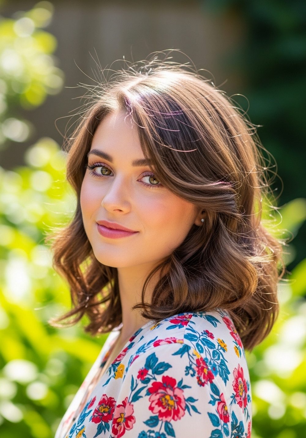 Side-Swooped Romantic Bundle Hairstyle