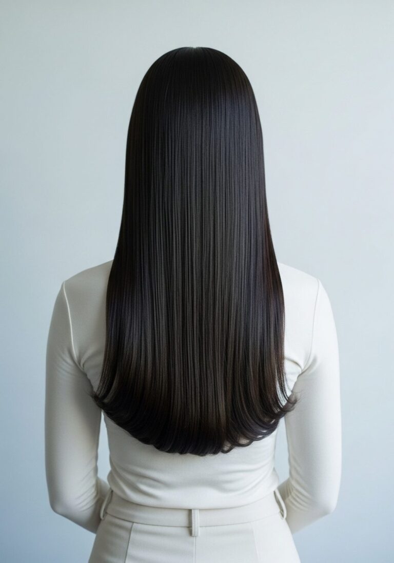 Sleek Glass-Hair U-Cut