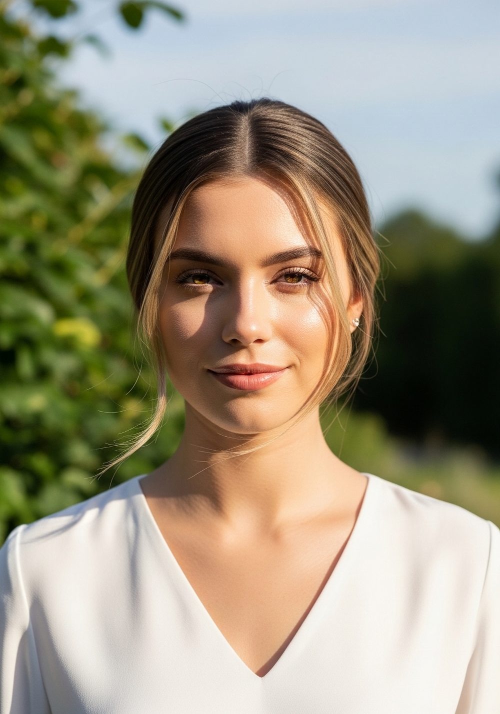 Sleek Low Bun Bundle Hairstyle