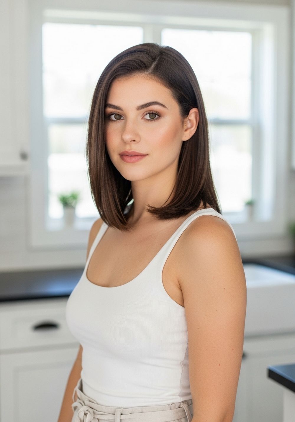 Sleek Soft Wolf Cut Hairstyle