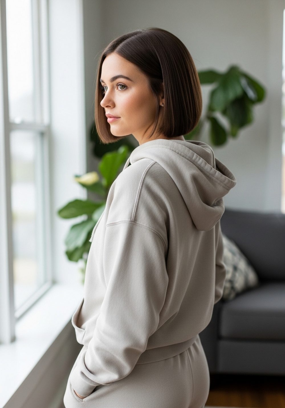Soft Box Bob with Subtle Undercut