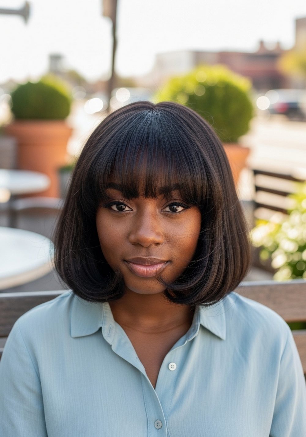 Soft Layered Bob Hairstyle