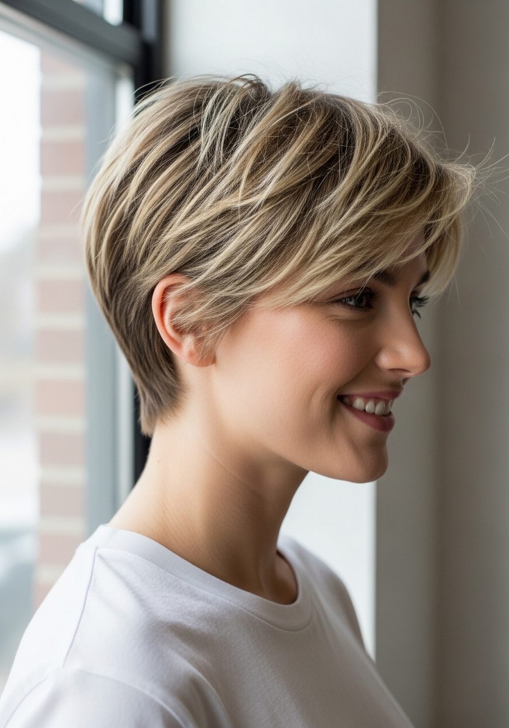 Soft Layered French Bob