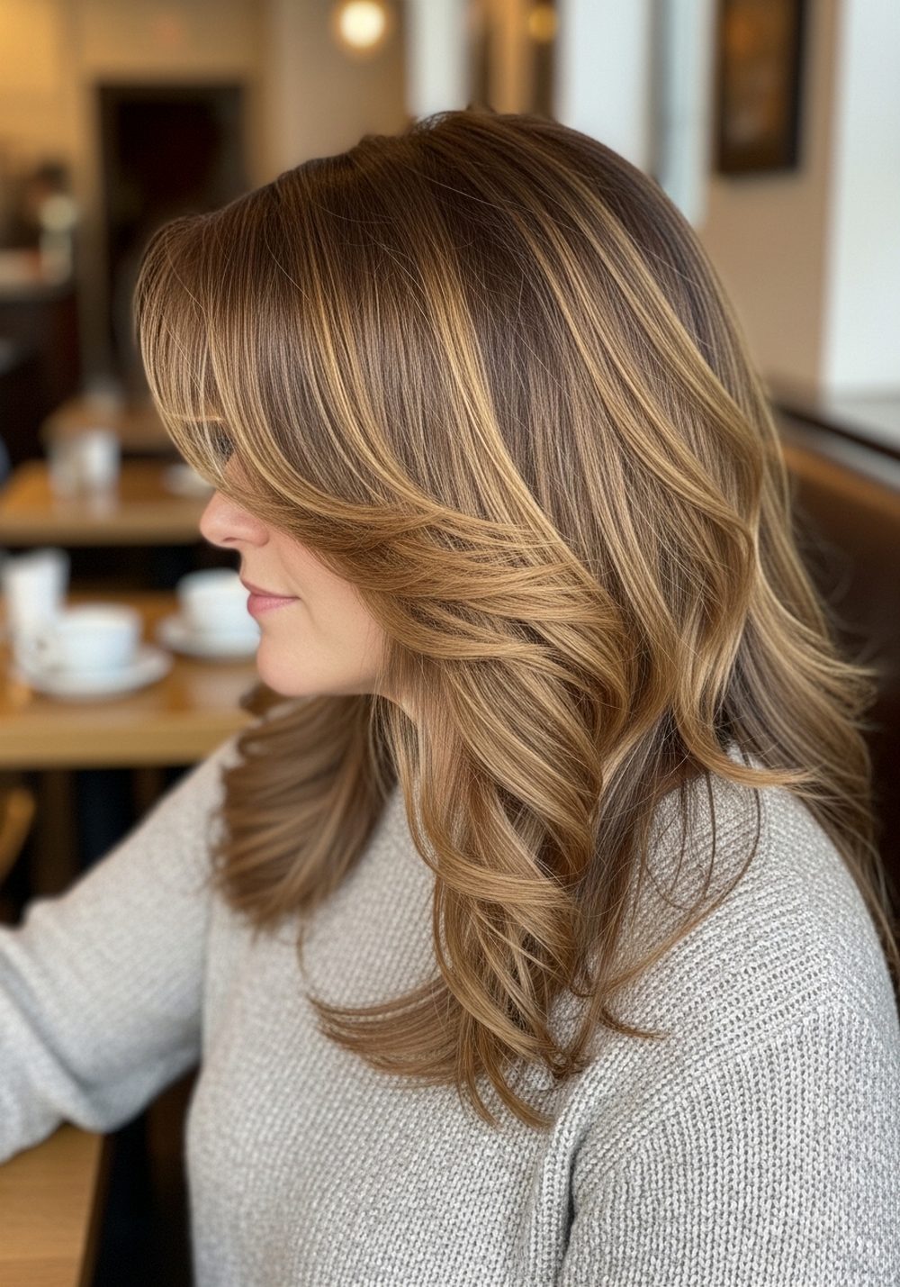 Soft Layered Waves with Long Side Bang