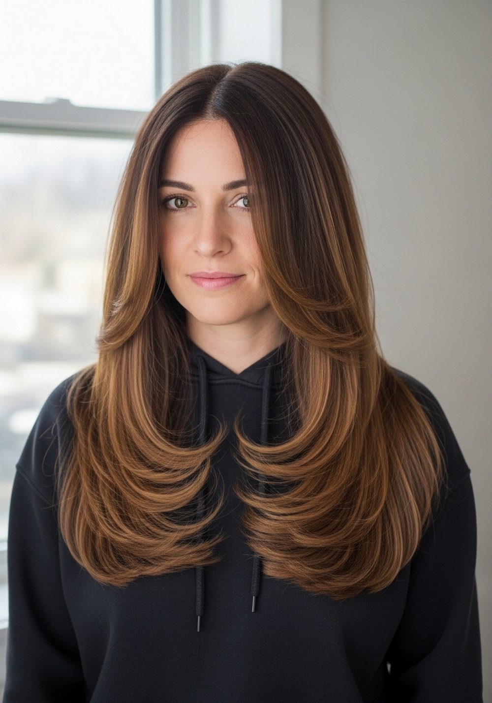 Straight Layered U-Cut