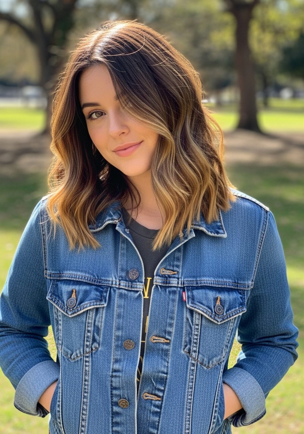 Sunlit Toffee Babylights Refresh Hairstyle