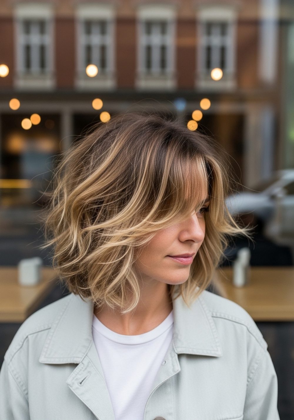 Textured Open Hair with Face-Framing Pieces