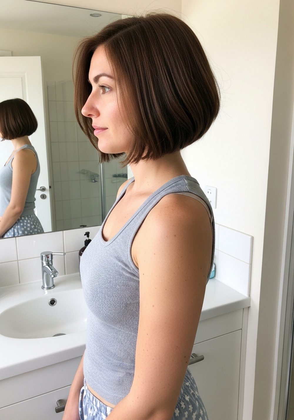 Voluminous Bedhead Blunt Bob