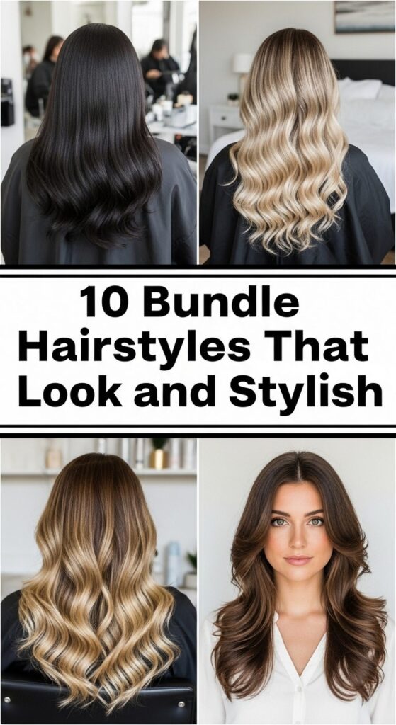 Bundle Hairstyles That Look Full and Stylish