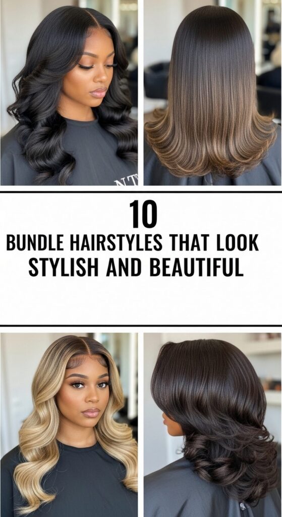 Bundle Hairstyles That Look Stylish and Beautiful