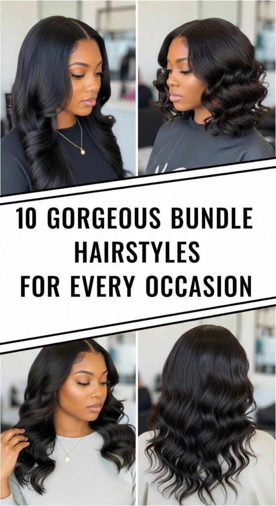 Gorgeous Bundle Hairstyles for Every Occasion