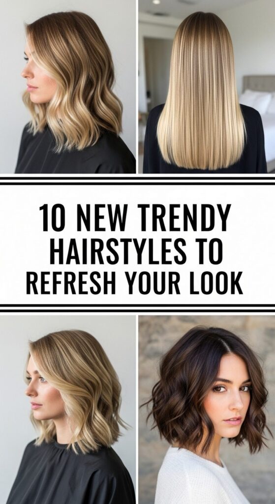 New Trendy Hairstyles to Refresh Your Look