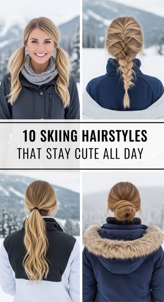Skiing Hairstyles That Stay Cute All Day