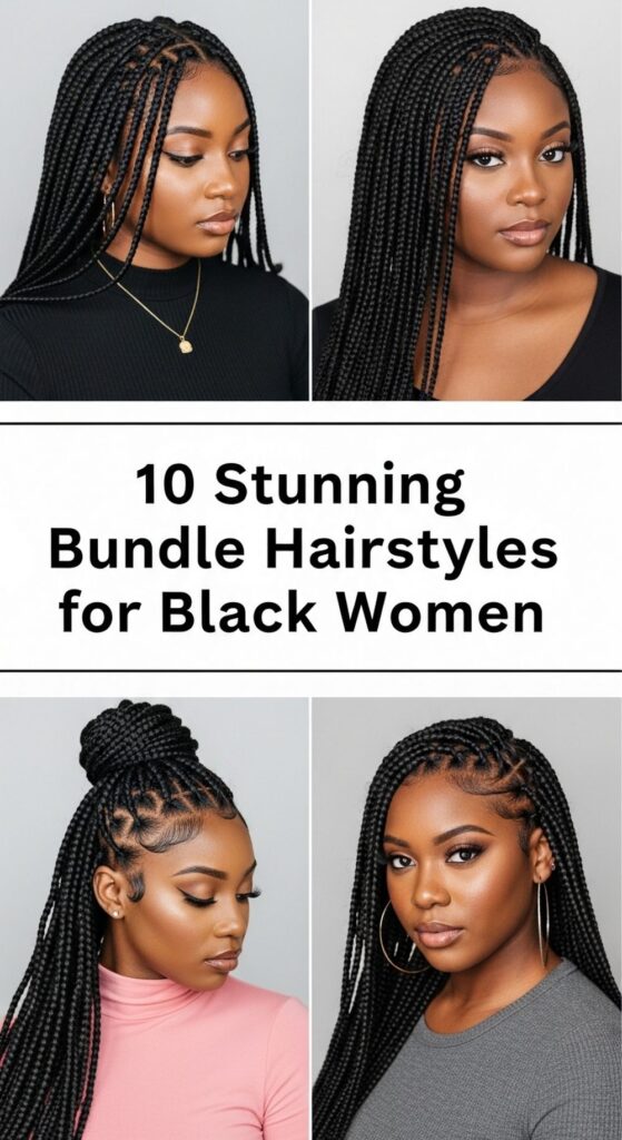 Stunning Bundle Hairstyles for Black Women