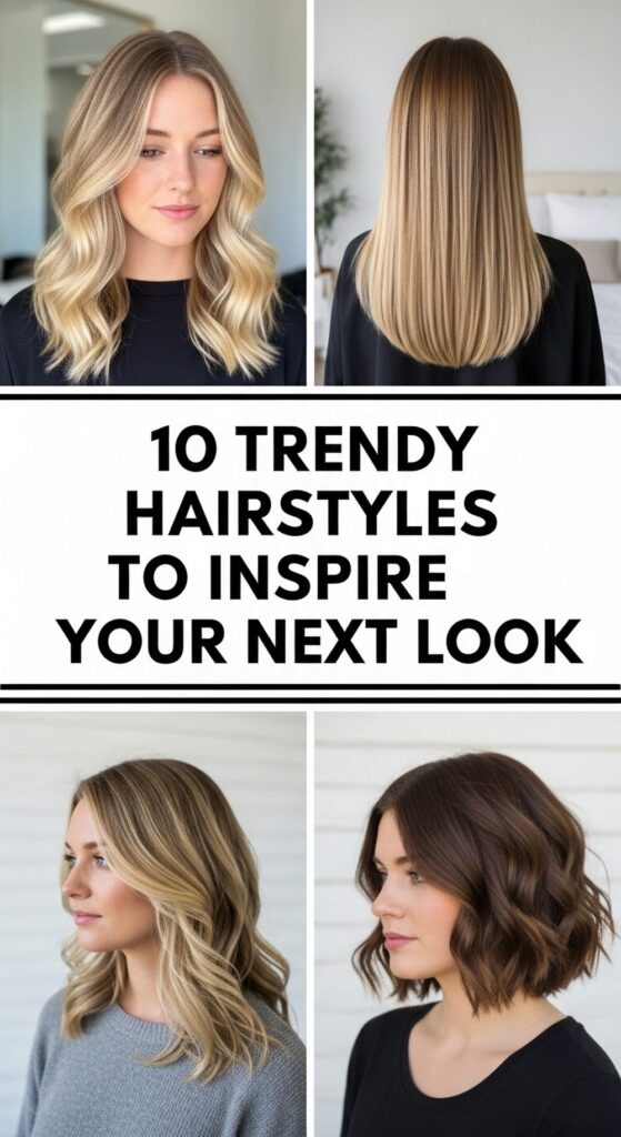 Trendy Hairstyles to Inspire Your Next Look