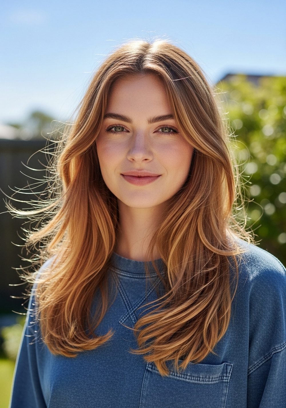 Airy Long Layer Bottom Layer Cut Hairstyle