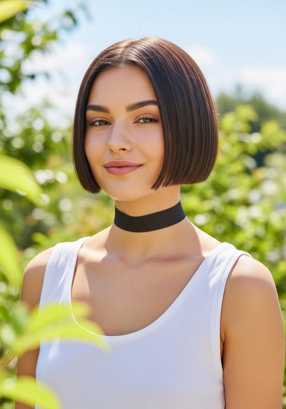 Blunt Collarbone Cut Hairstyle